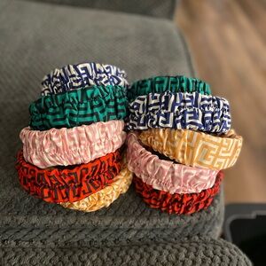 Orange Geometric Headband